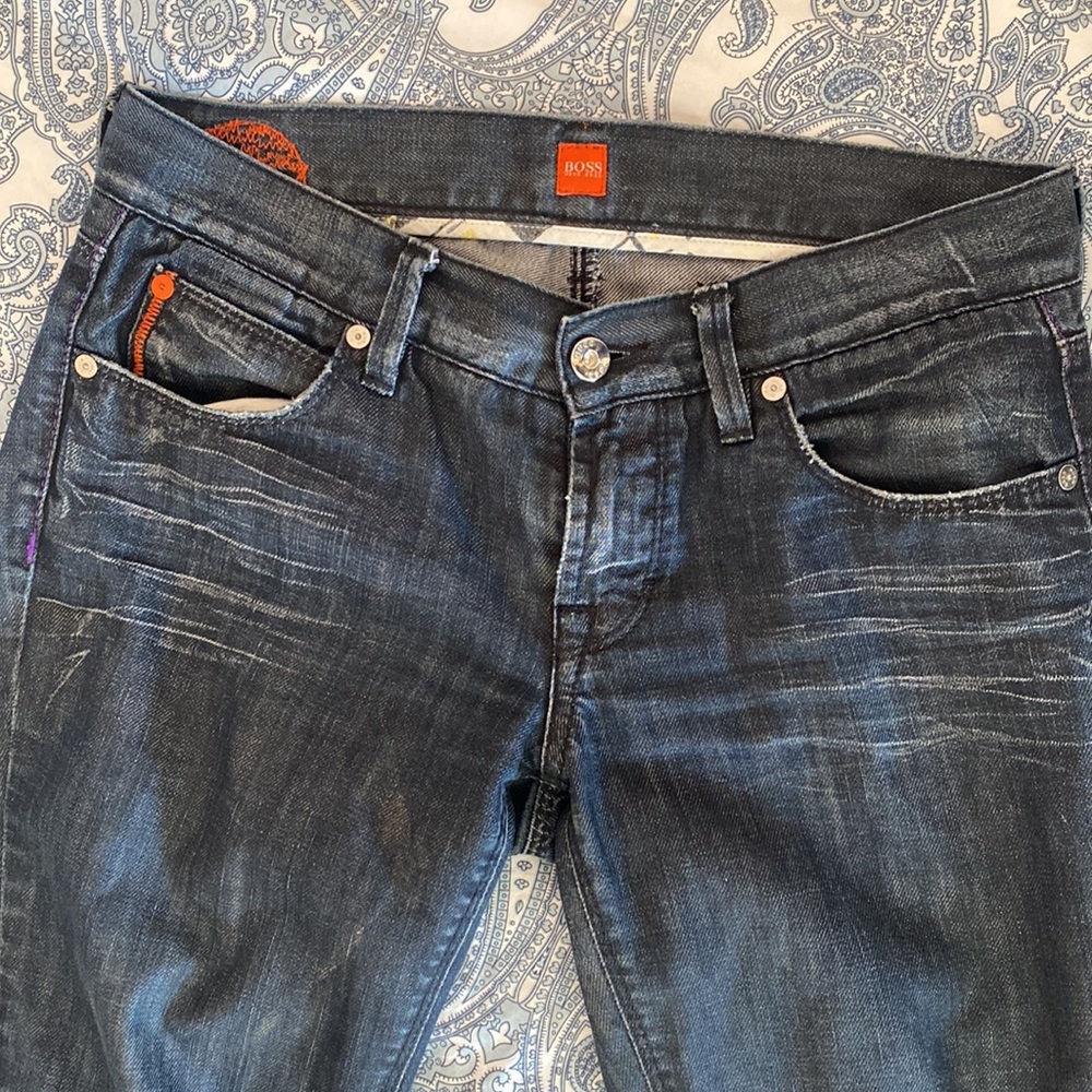 Dark blue denim jeans Hugo Boss